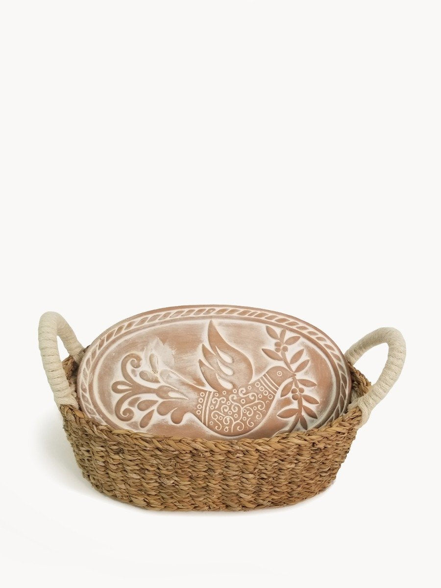 Rustic Bread Warmer & Basket
