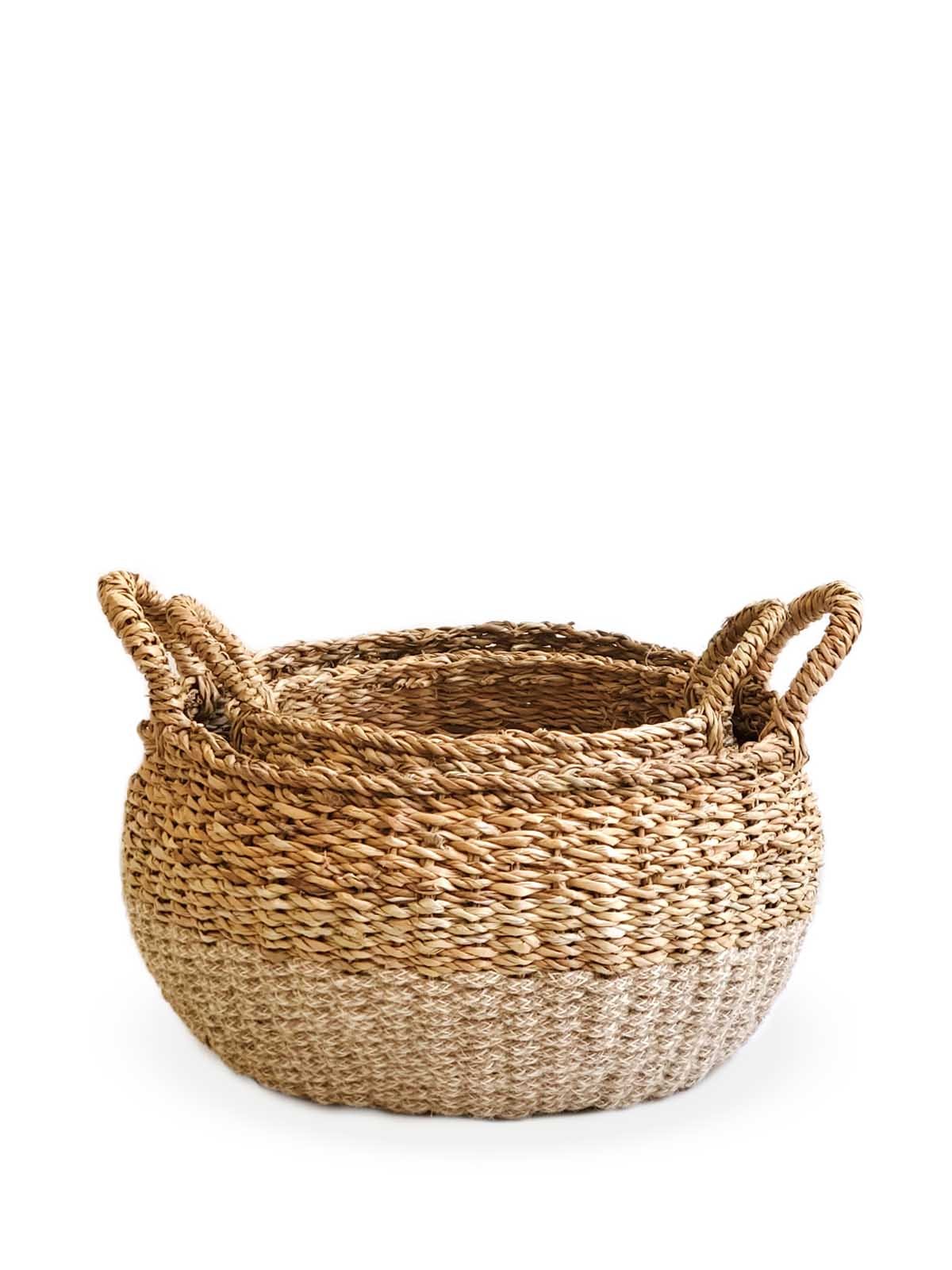 The Celine Jute Floor Baskets