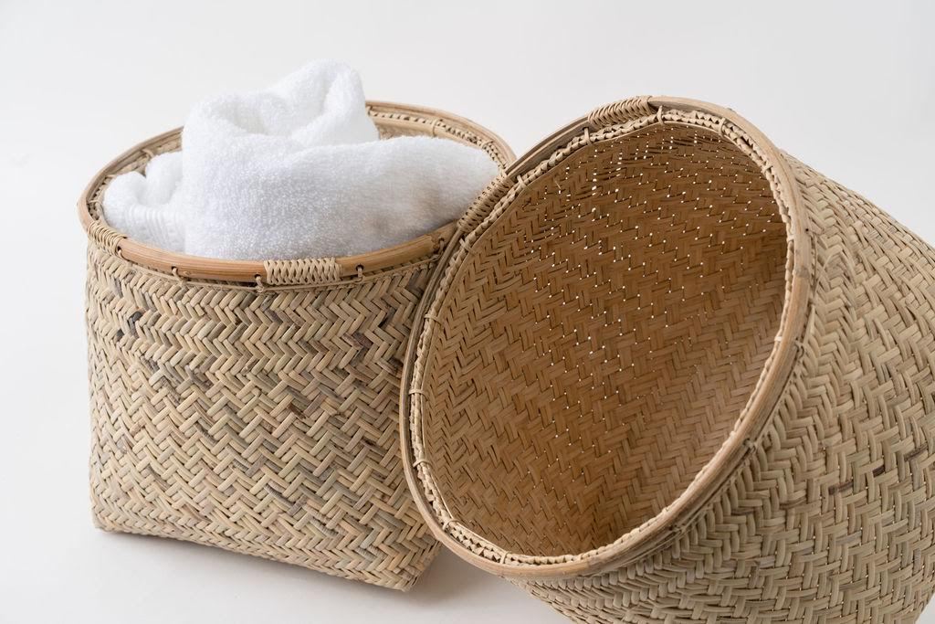 Woven Rattan Basket