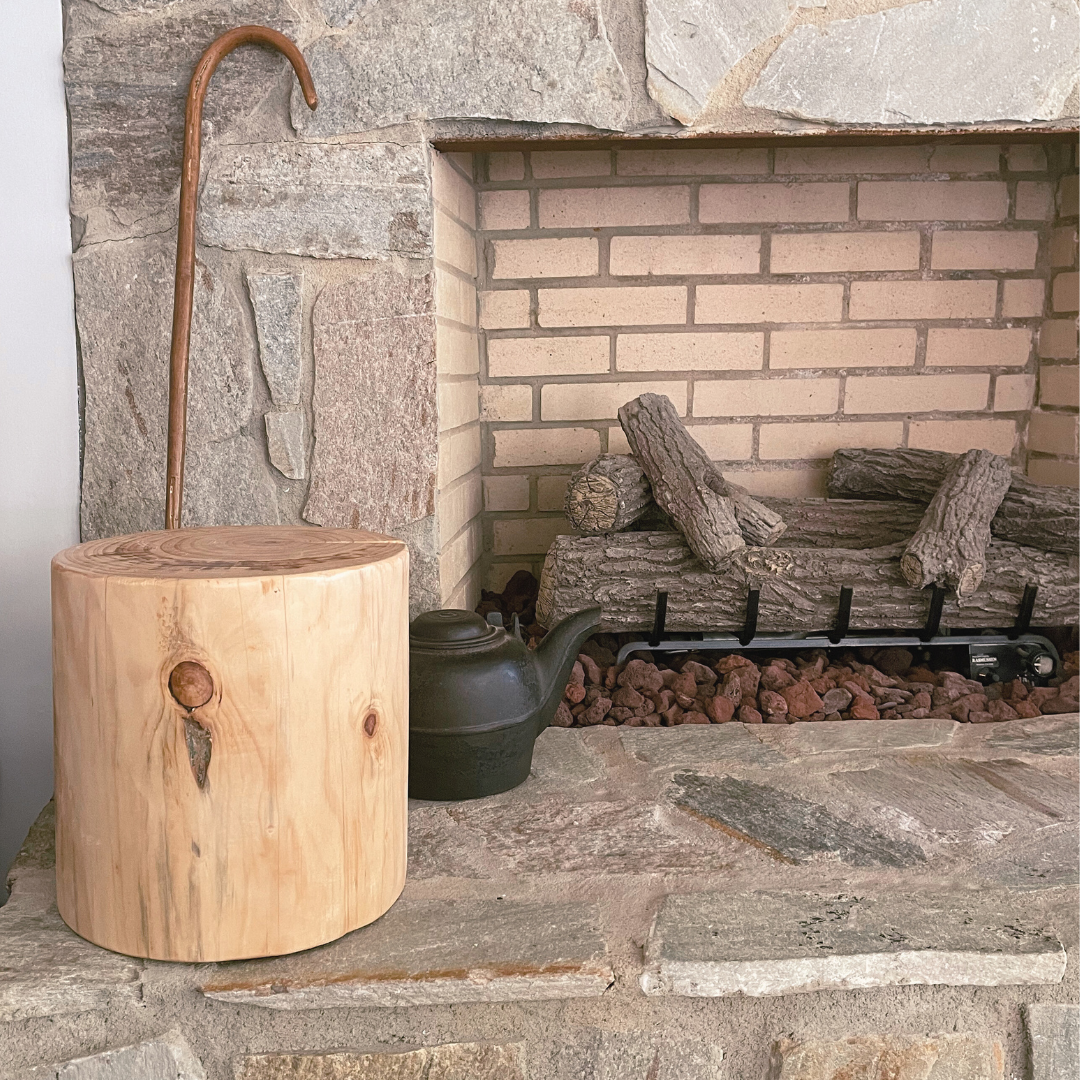 The Pine Hearth End Table