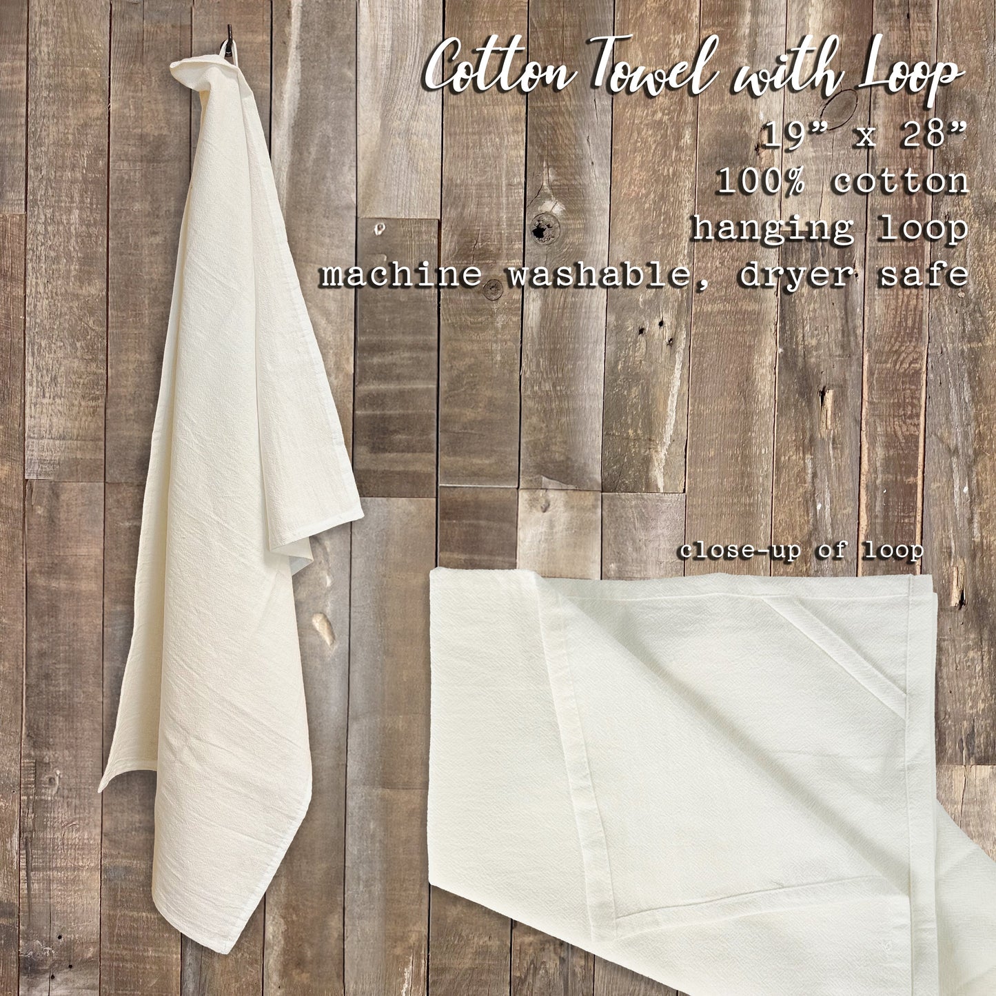 Carrot Bloom Tea Towel