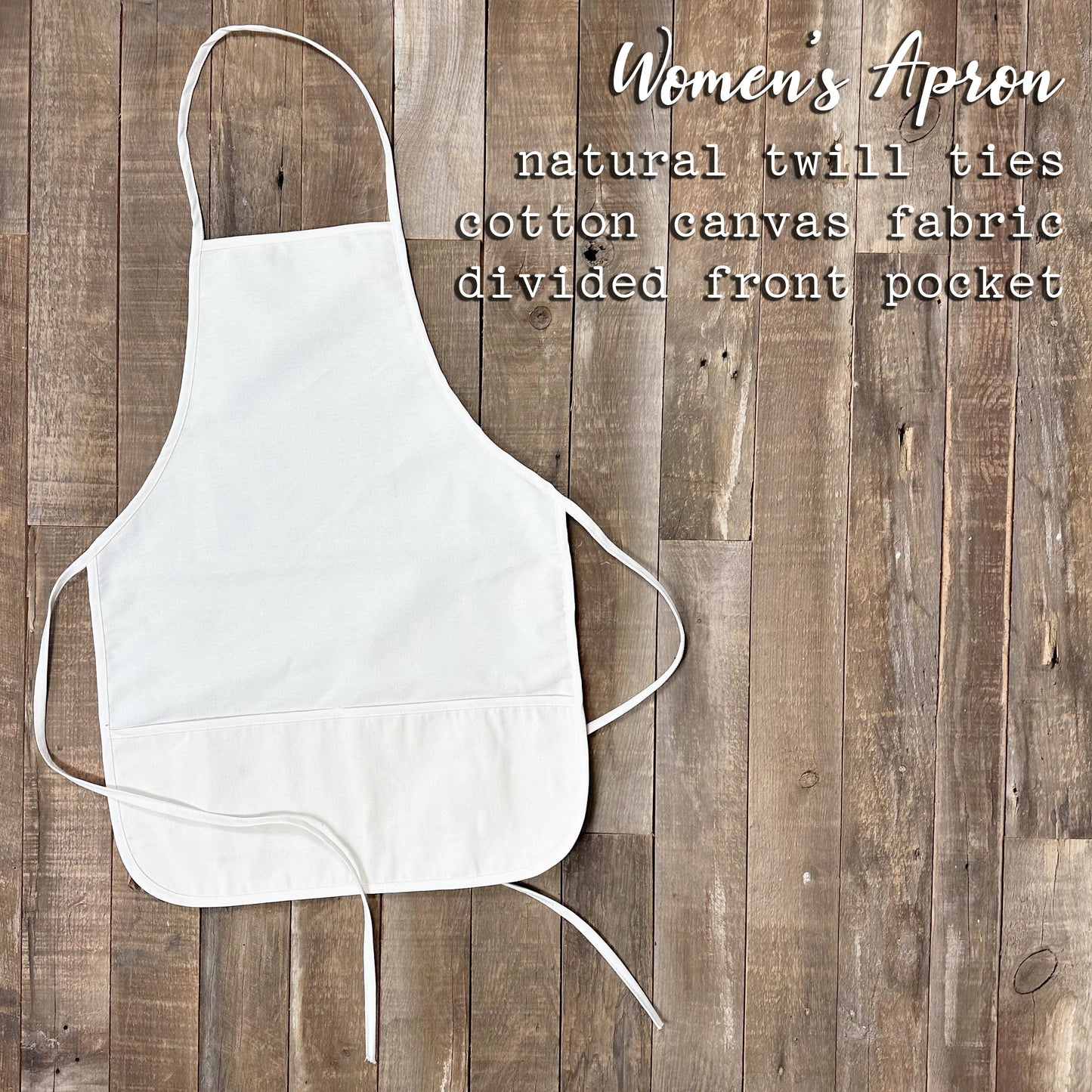 Vintage Petal Cotton Apron