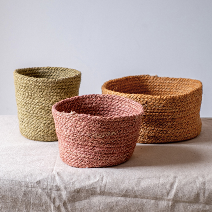 Colored Woven Basket