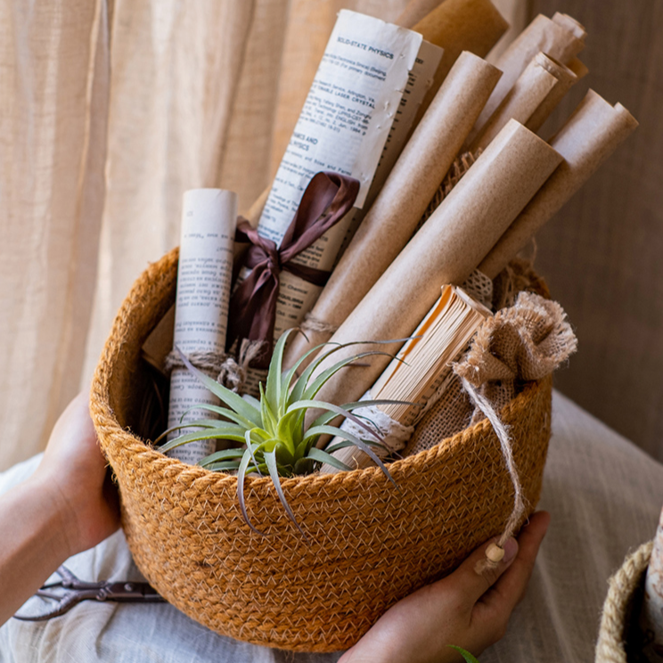 Colored Woven Basket