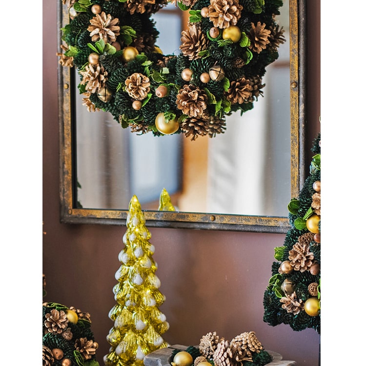 Antique Iron Mirror