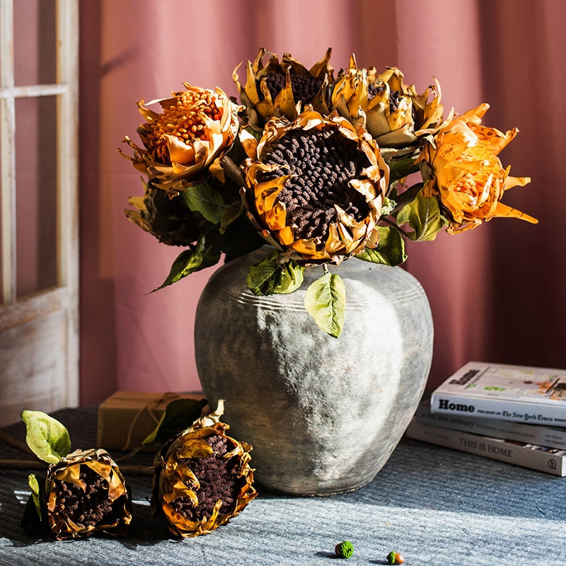 Flannel Sunflower Stem