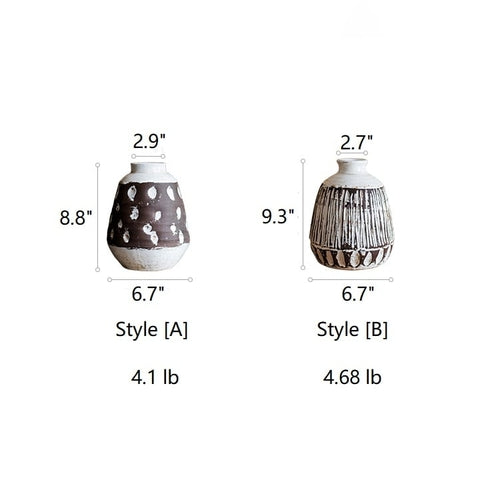 Etched Hearth Lines Vase