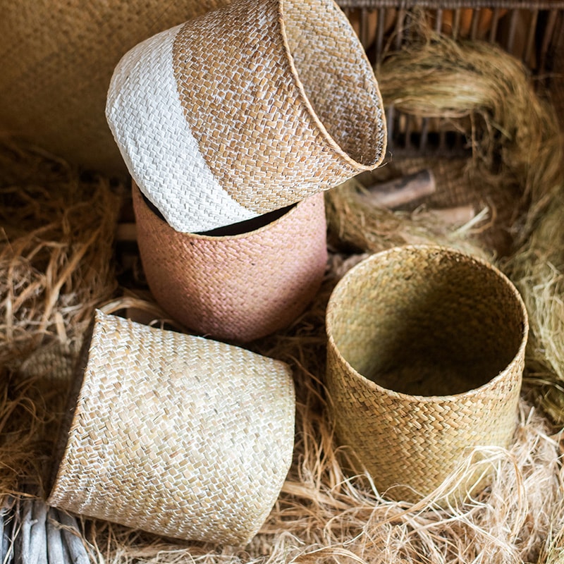 Natural Straw Basket