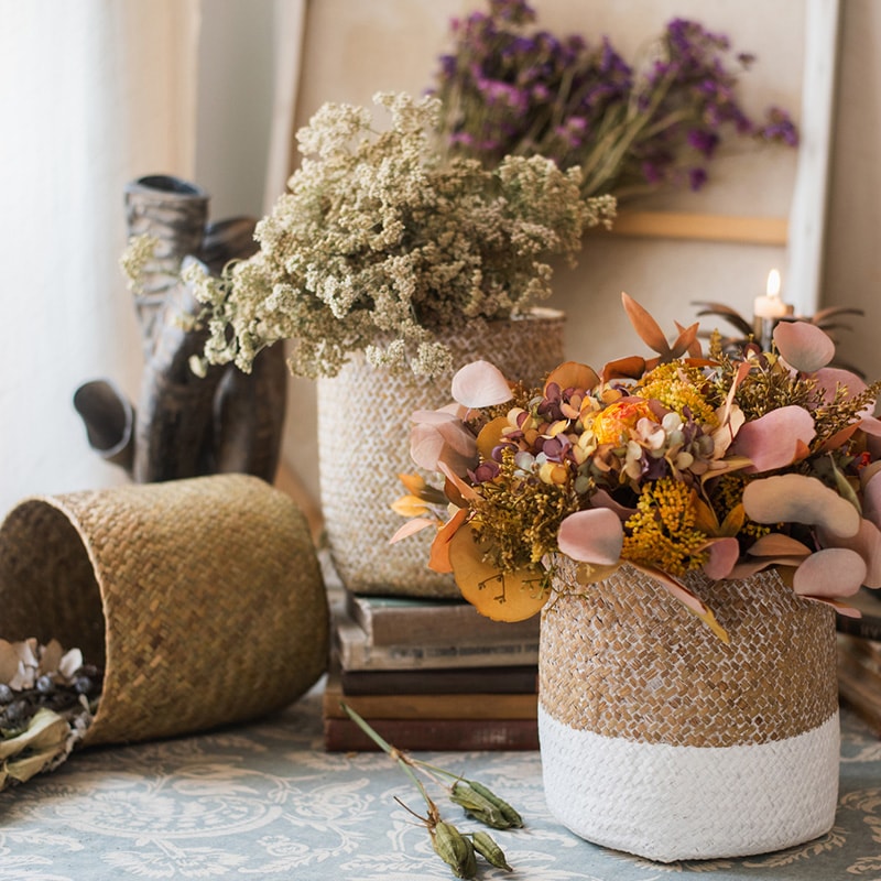Natural Straw Basket