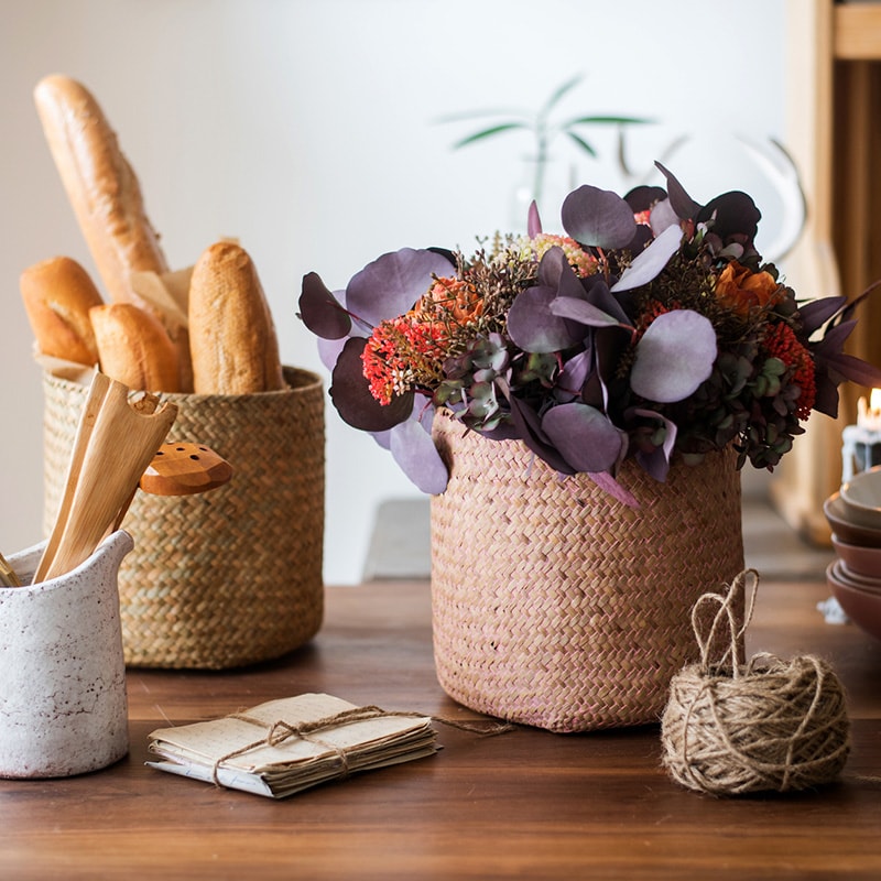 Natural Straw Basket
