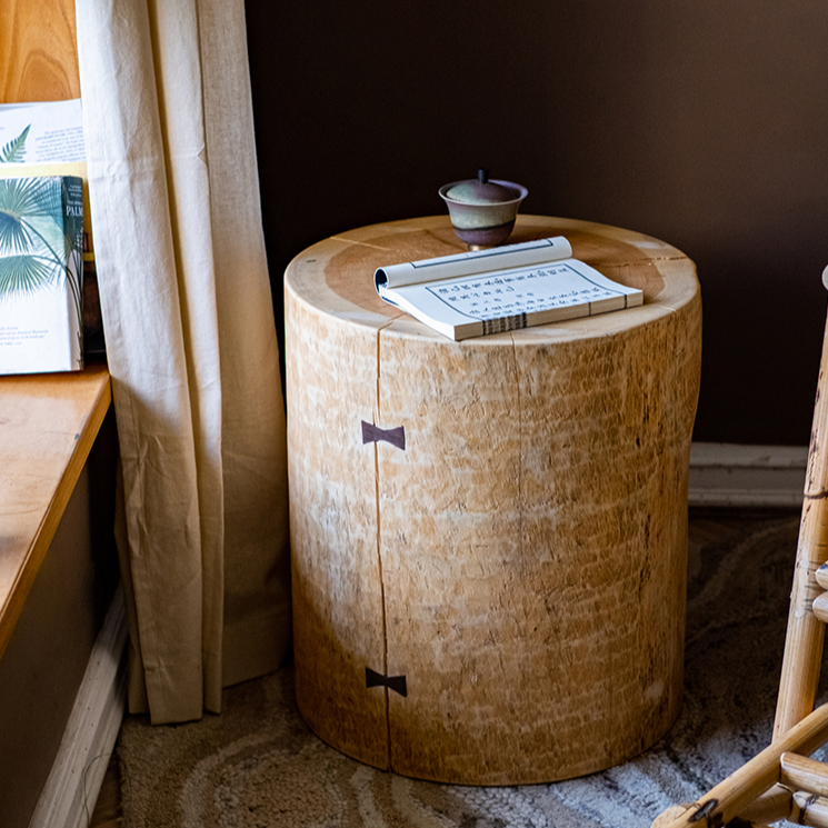 The Pine Hearth End Table