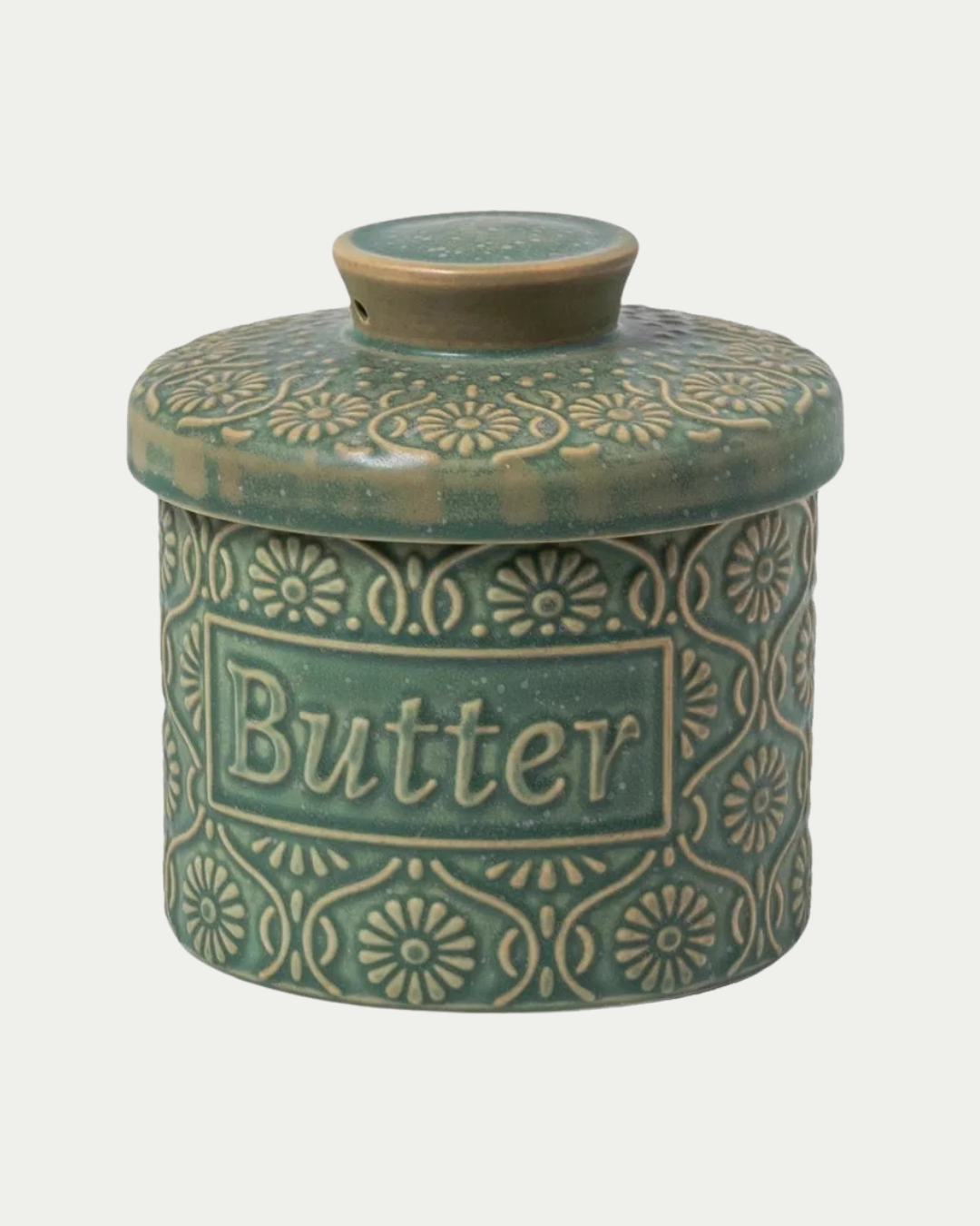The Emerald Pasture Butter Crock