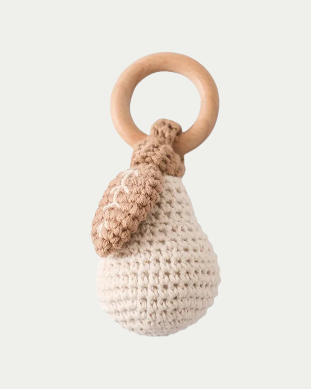 Little Pear Crochet Rattle