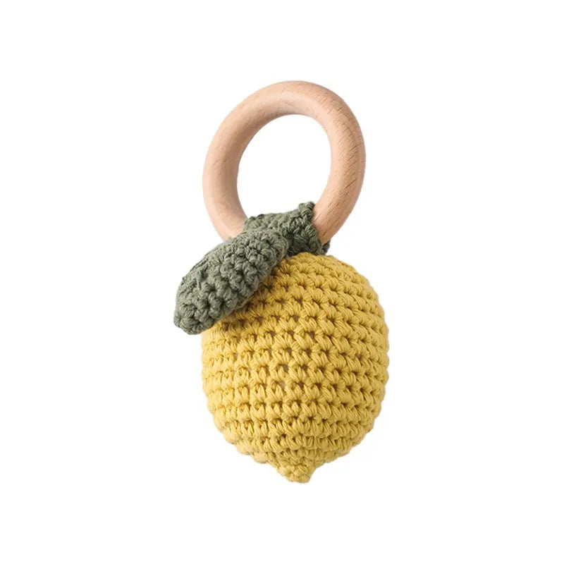 Little Lemon Crochet Rattle
