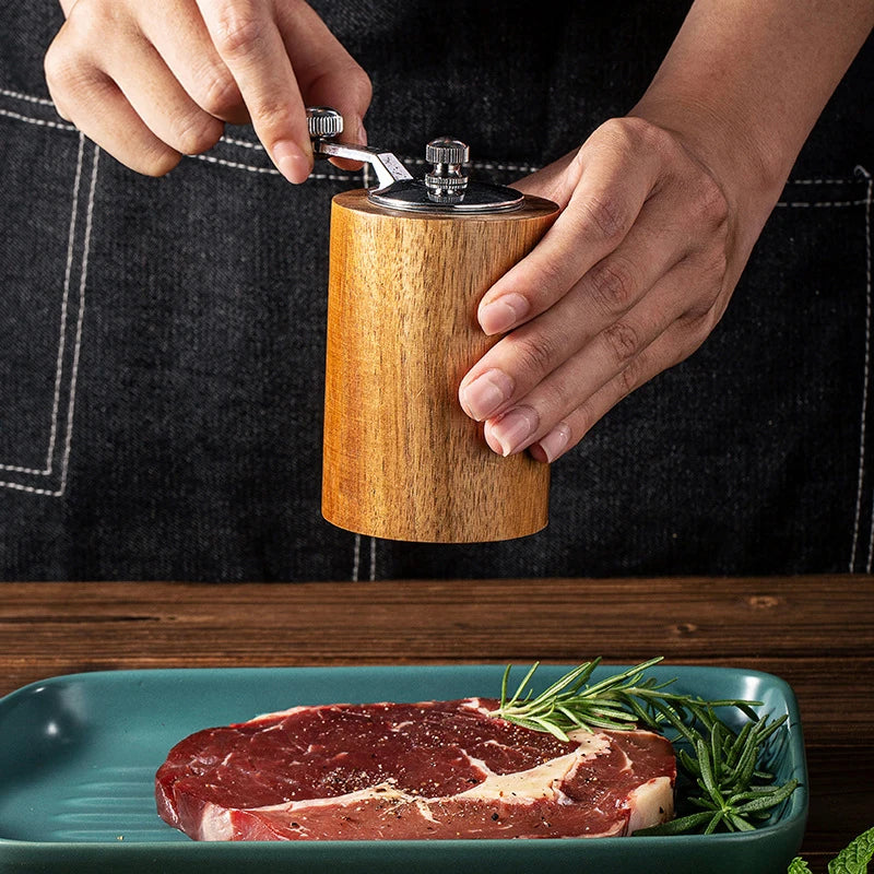 Hand Cranked Salt & Pepper Grinder
