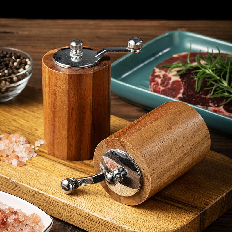 Hand Cranked Salt & Pepper Grinder