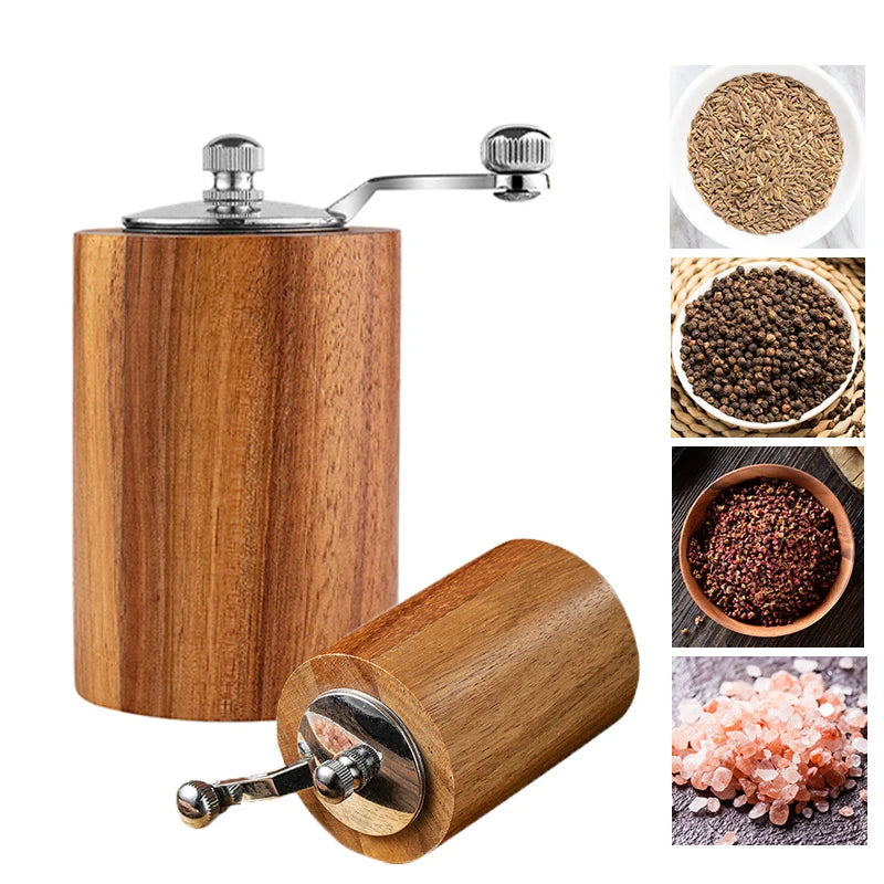 Hand Cranked Salt & Pepper Grinder