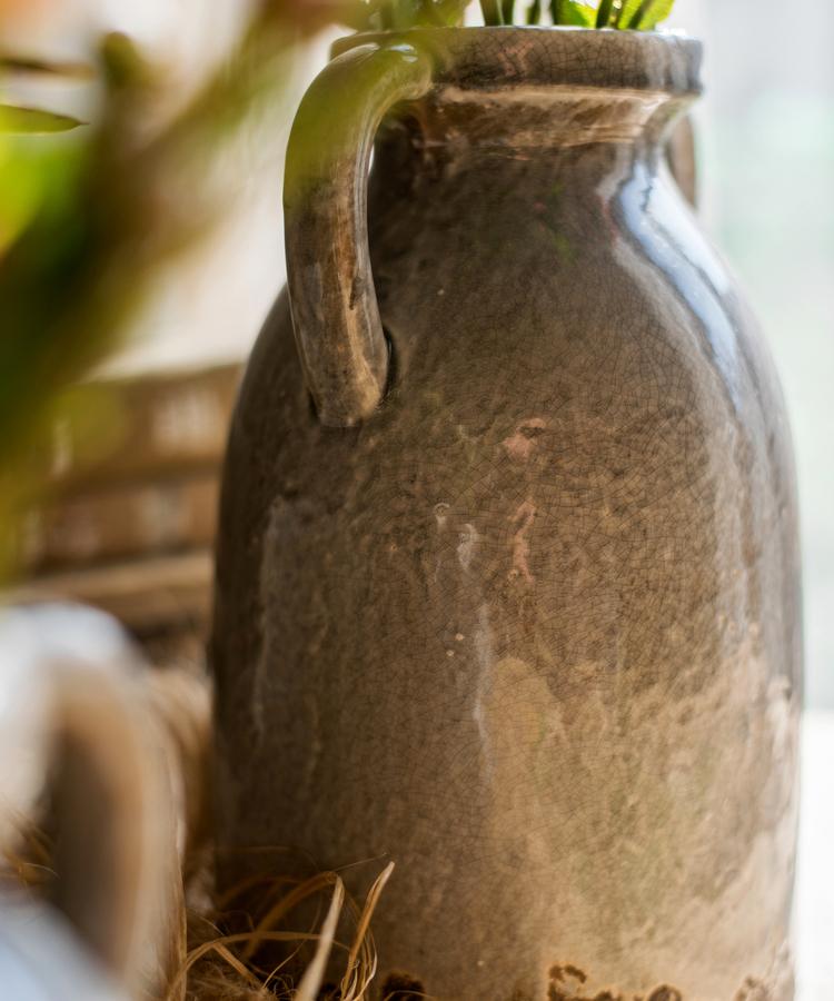 The Glazeworn Pottery Vase