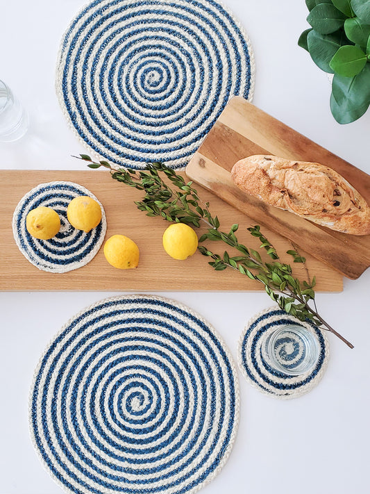 The Hearthside Spiral Placemats