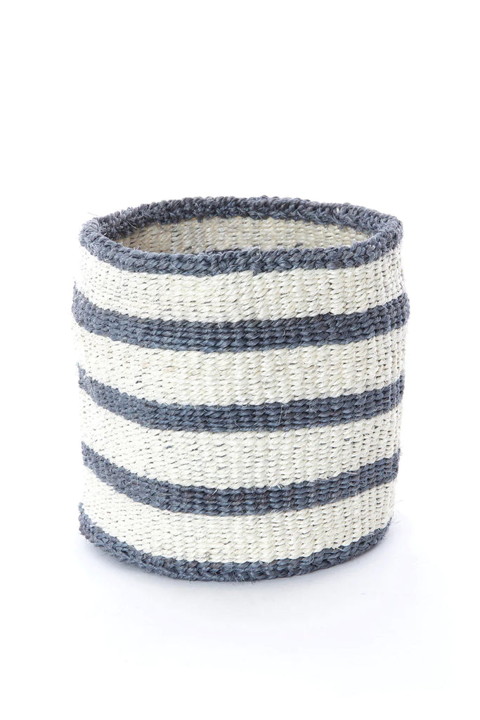 Rustic Striped Nesting Baskets