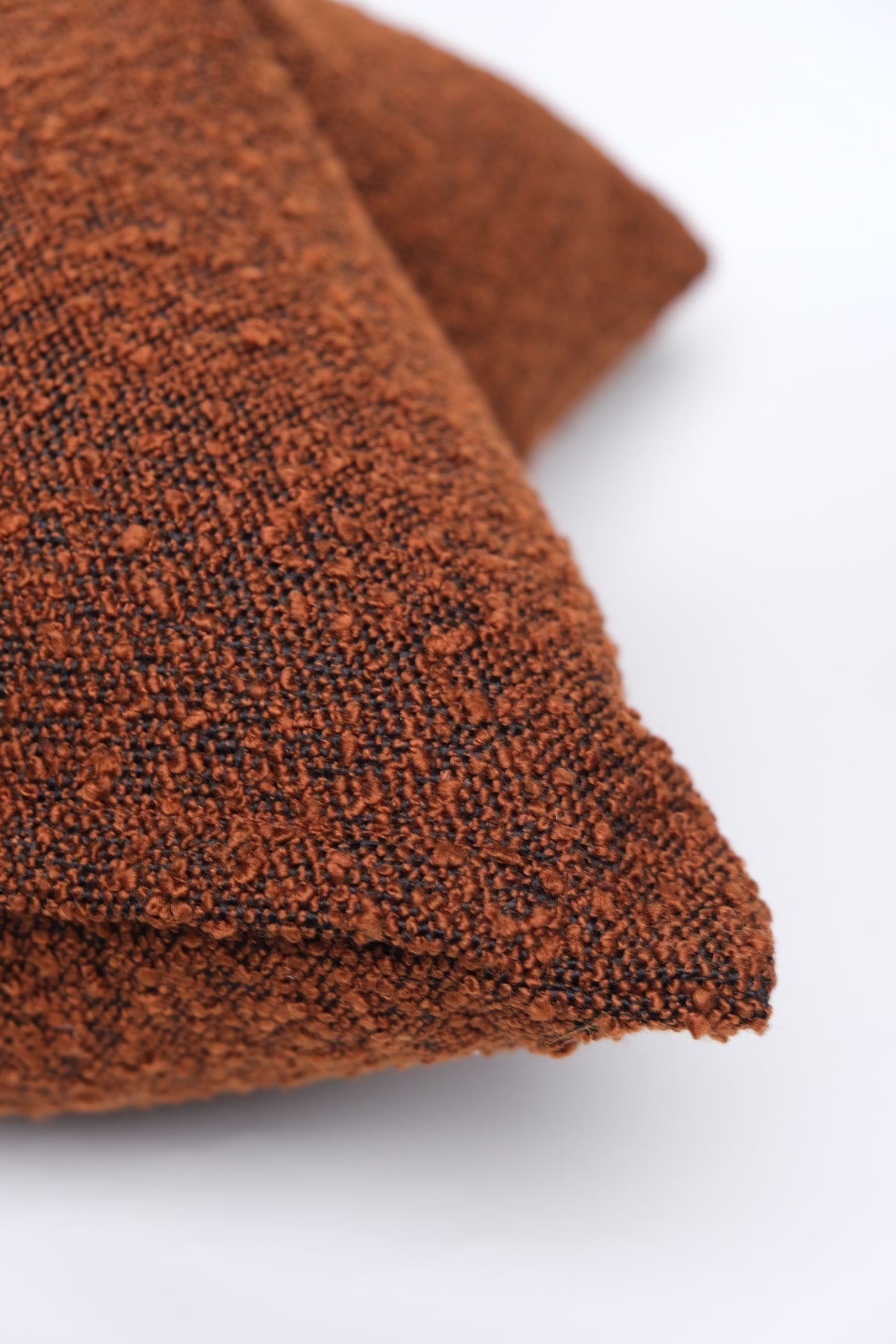 Auburn Bouclé Pillow Cover