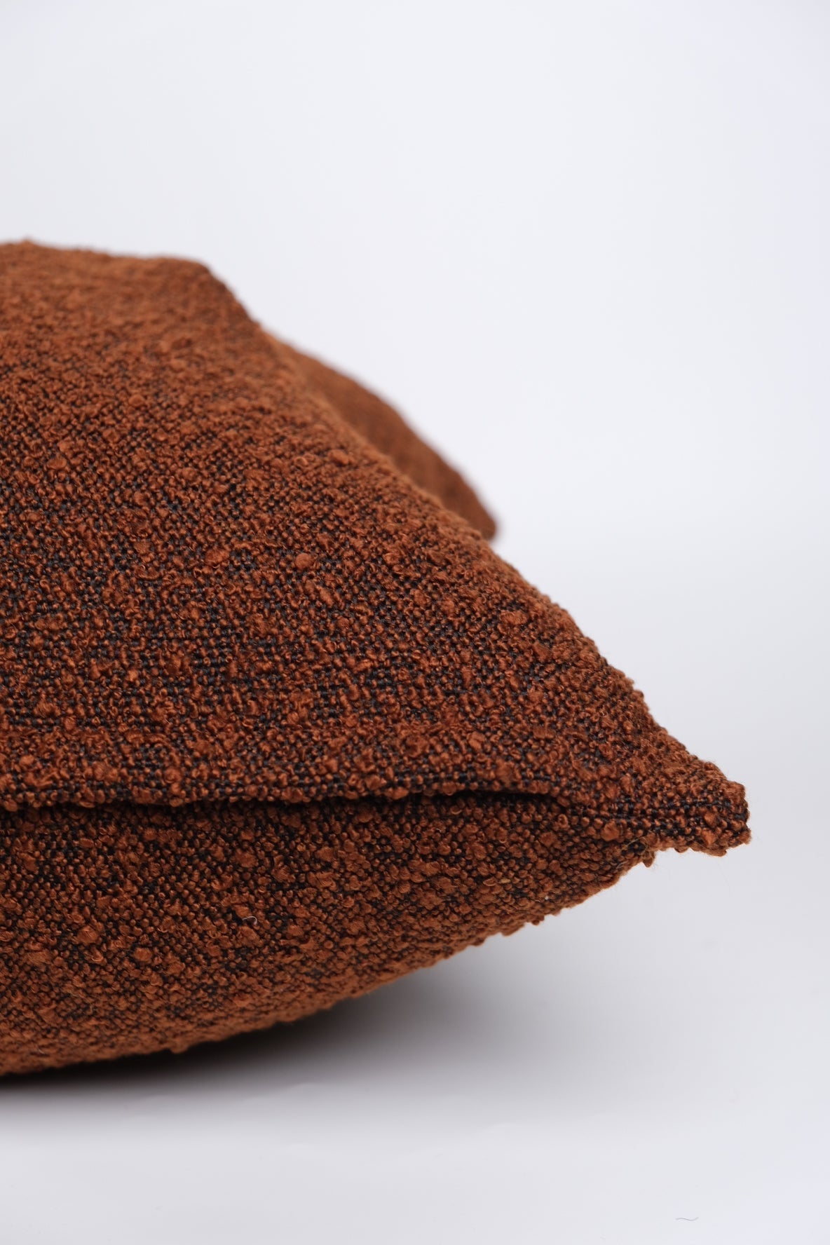 Auburn Bouclé Pillow Cover