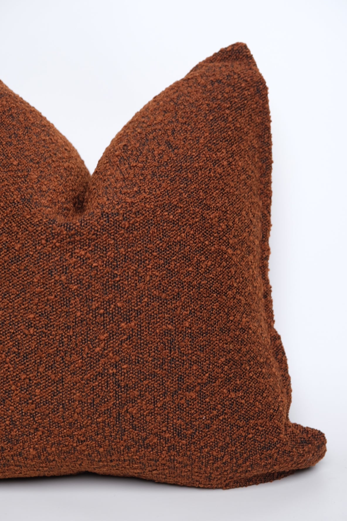 Auburn Bouclé Pillow Cover