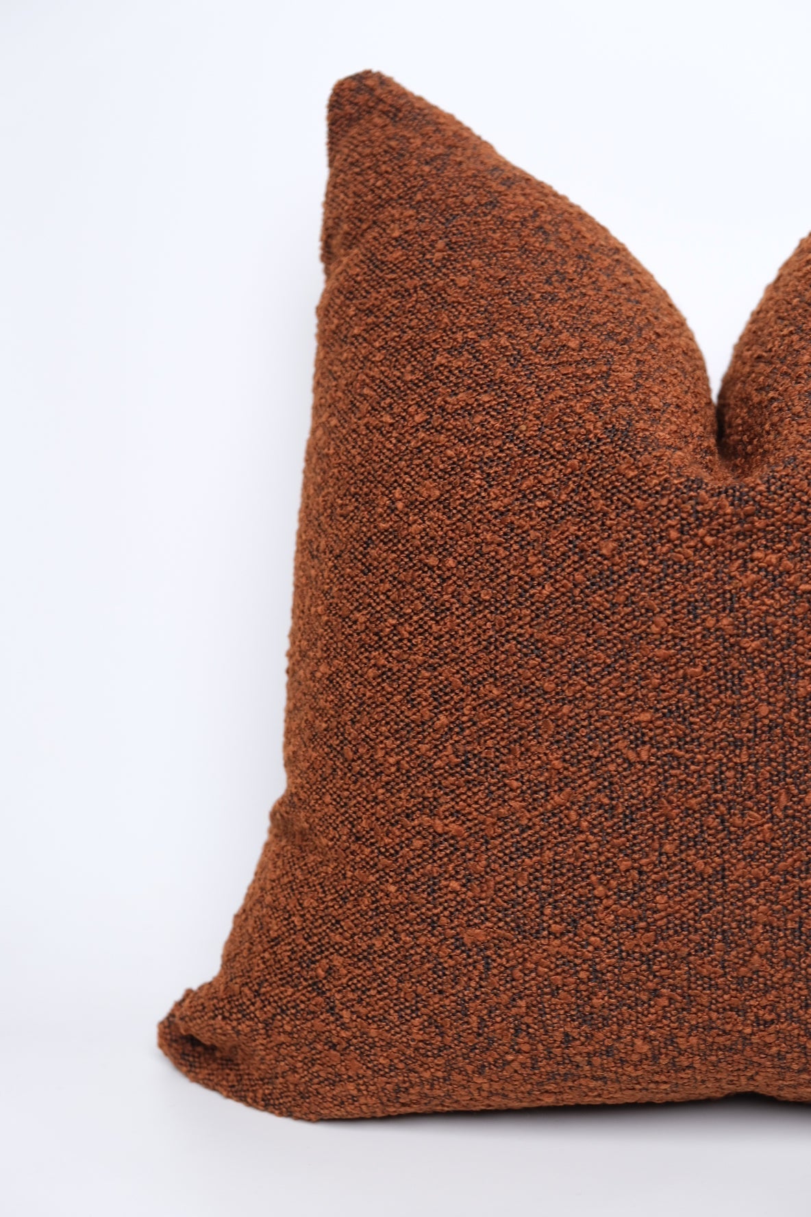 Auburn Bouclé Pillow Cover