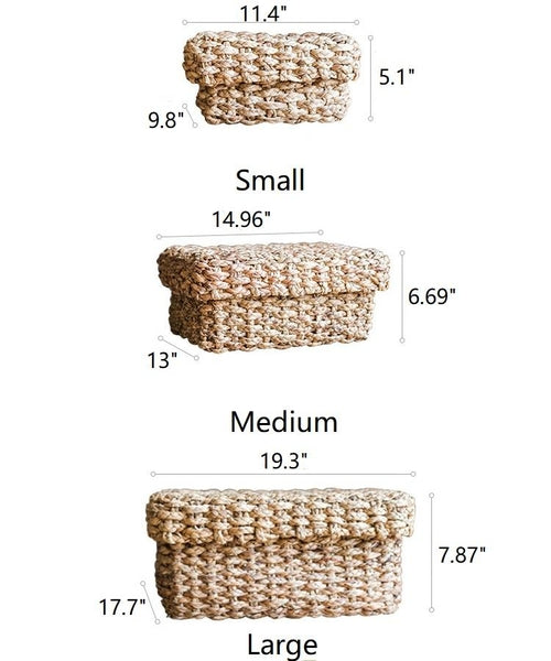 Organic Straw Haven Basket