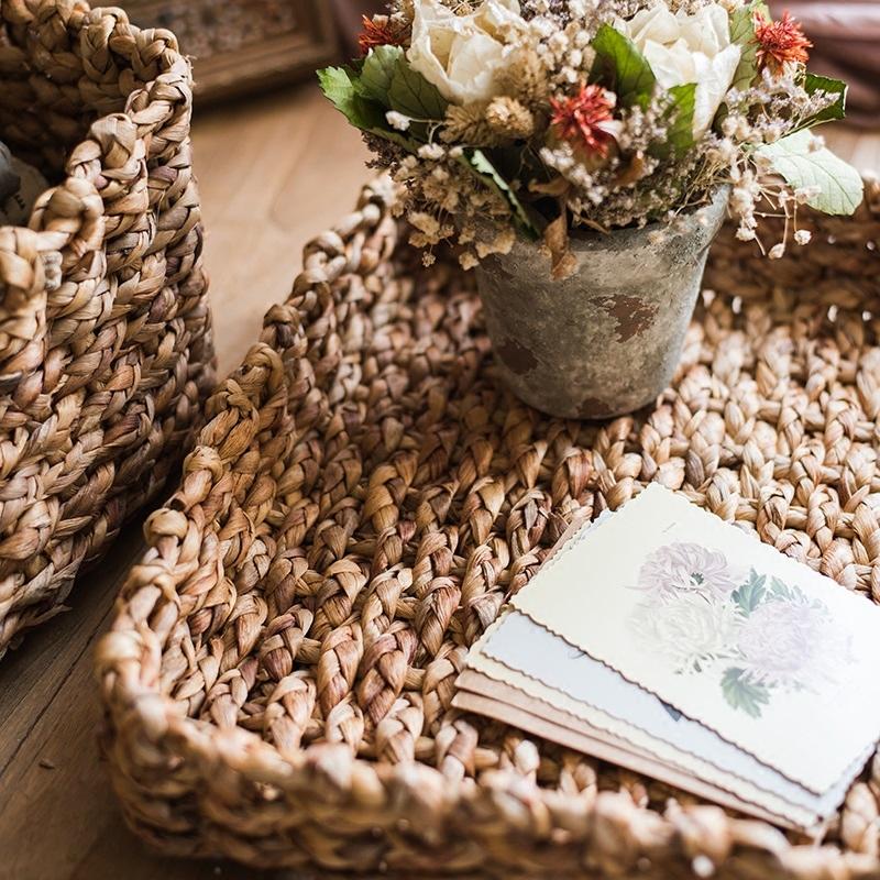 Organic Straw Haven Basket