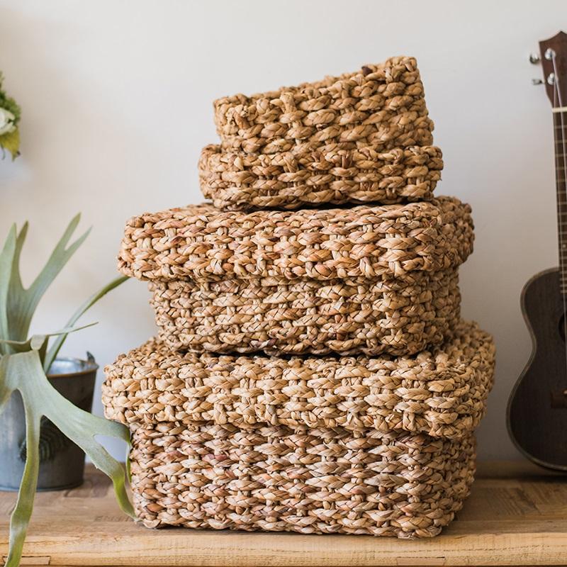Organic Straw Haven Basket