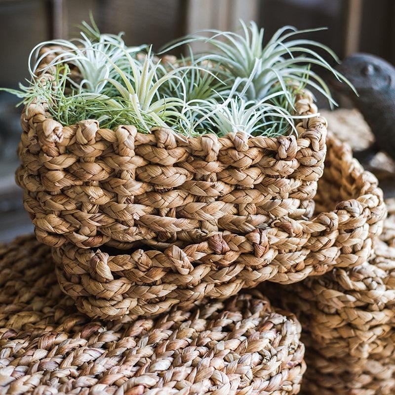 Organic Straw Haven Basket