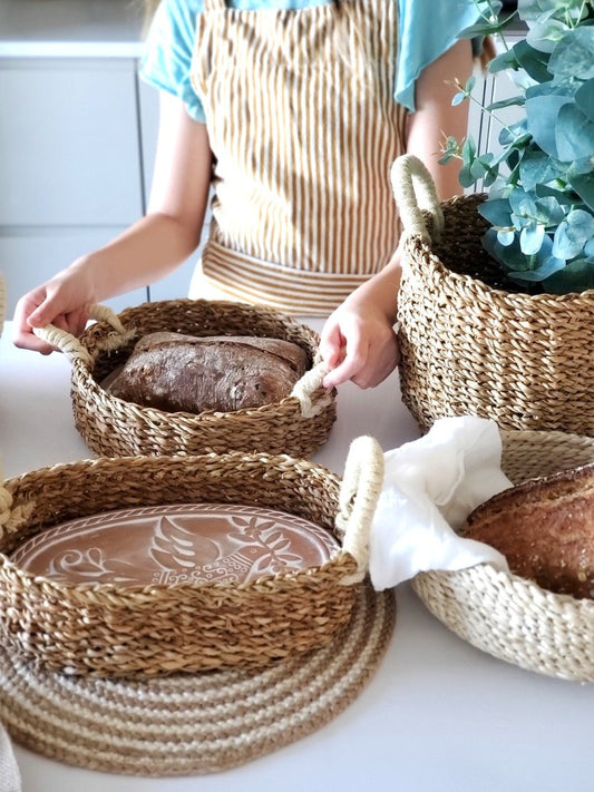 Rustic Bread Warmer & Basket