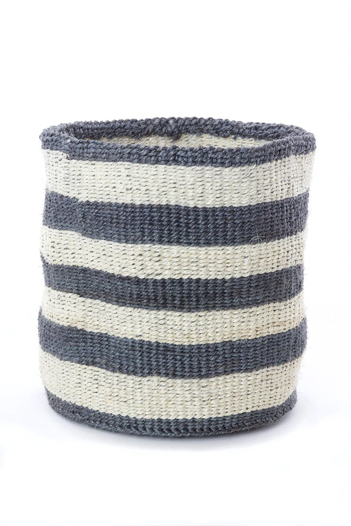 Rustic Striped Nesting Baskets