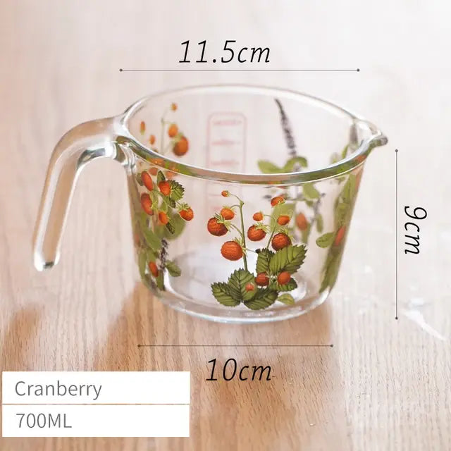 Garden Glass Measuring Cups