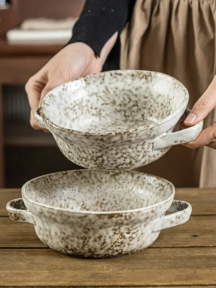 Retro Ceramic Noodle Bowl