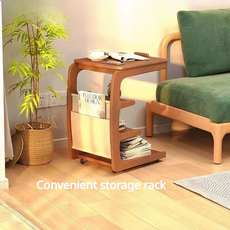 Portable Wood Storage Table