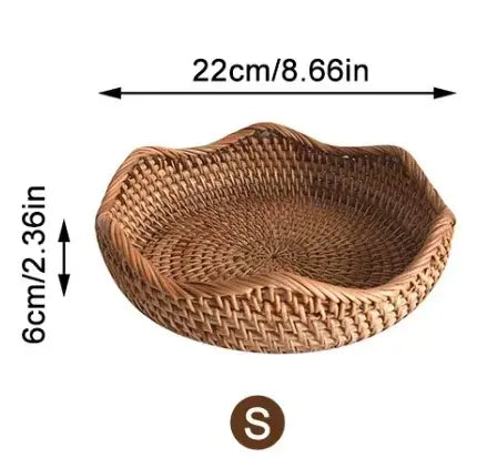 Handwoven Rattan Basket