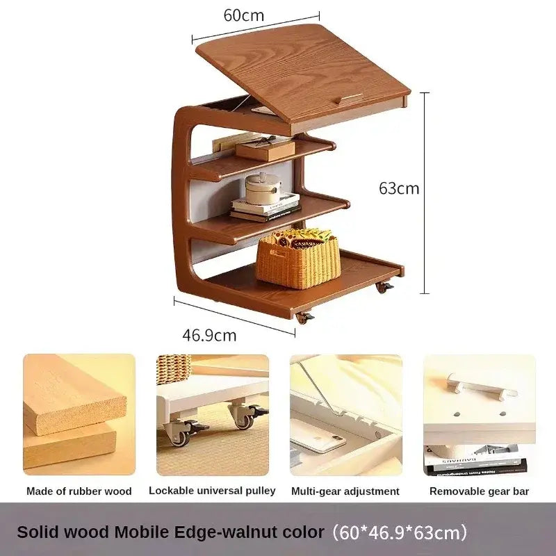 Portable Wood Storage Table