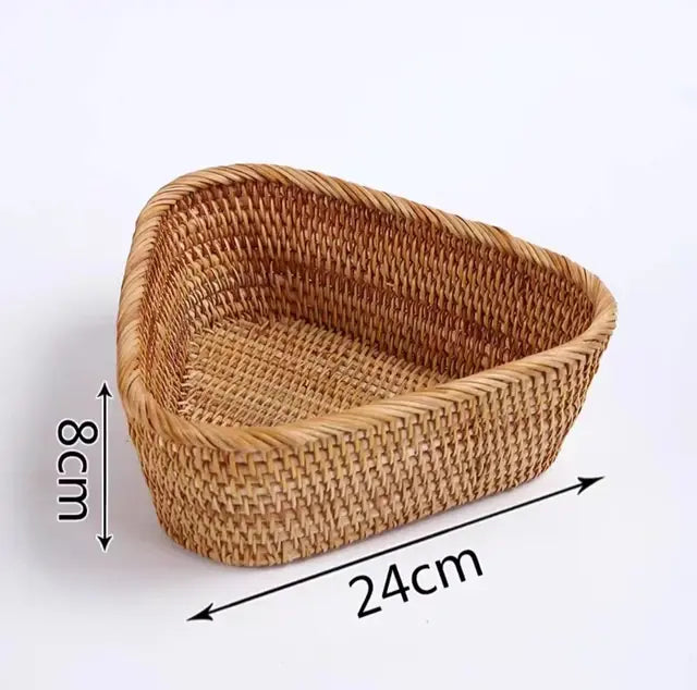 Handwoven Rattan Triangle