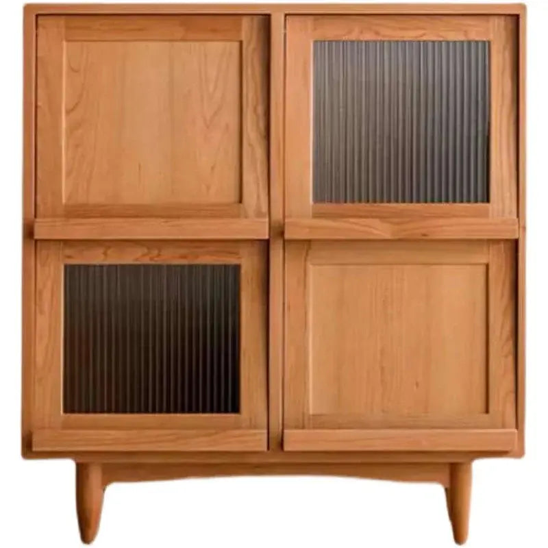 Solid Wood Storage Cabinet Display