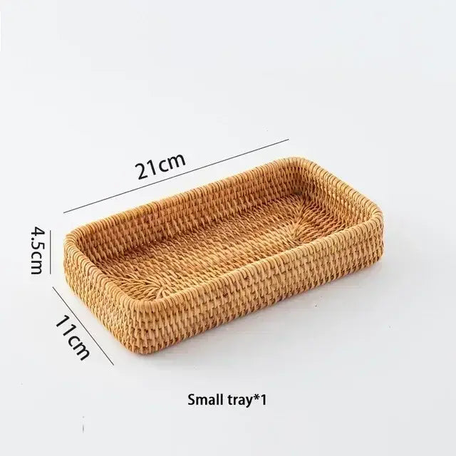 Handwoven Rattan Tray