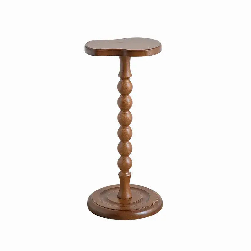 Retro Round Wooden Side Table