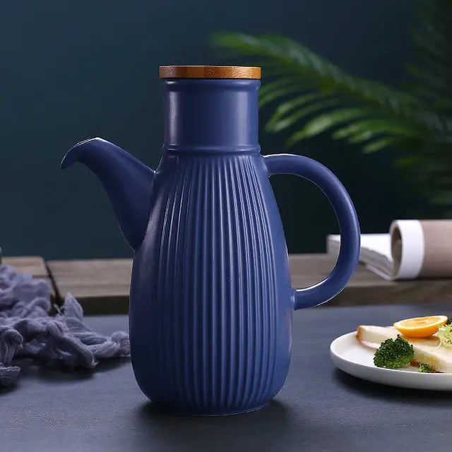 Ceramic Oil & Vinegar Bottle