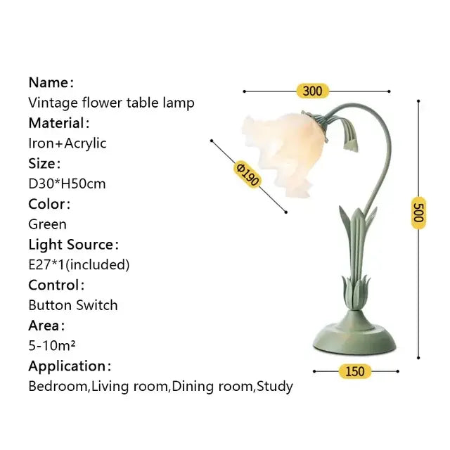 Flower Desk Lamp