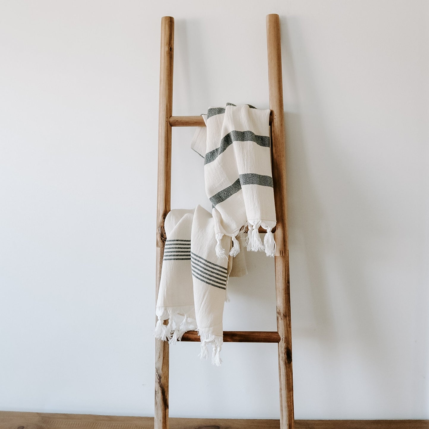 Hadley Turkish Cotton + Bamboo Hand Towel — Multi Stripe