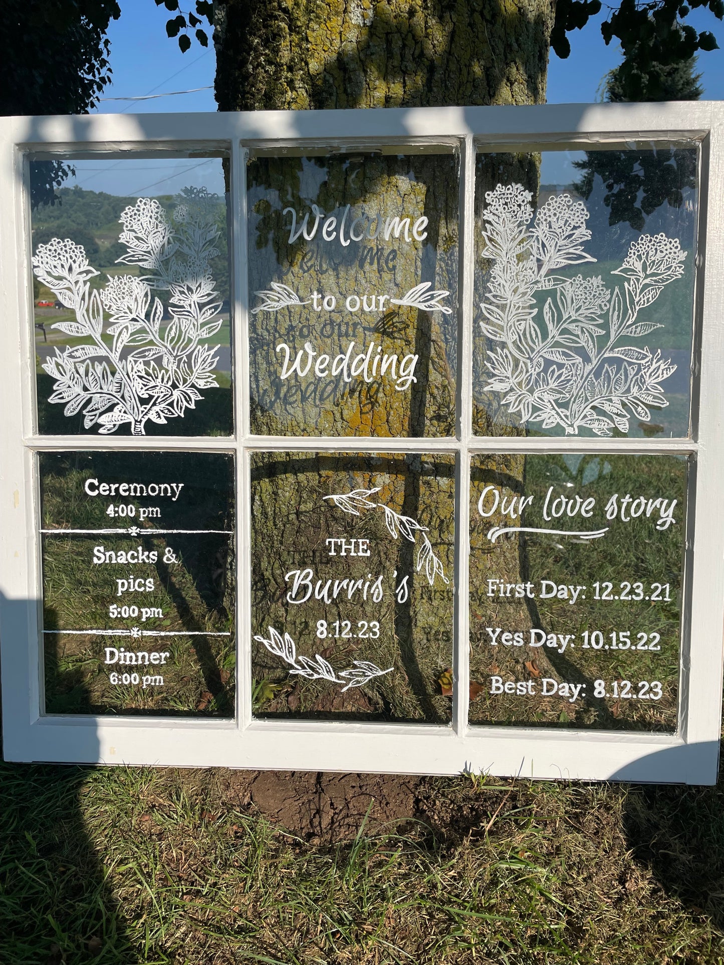 Wedding Welcome Sign