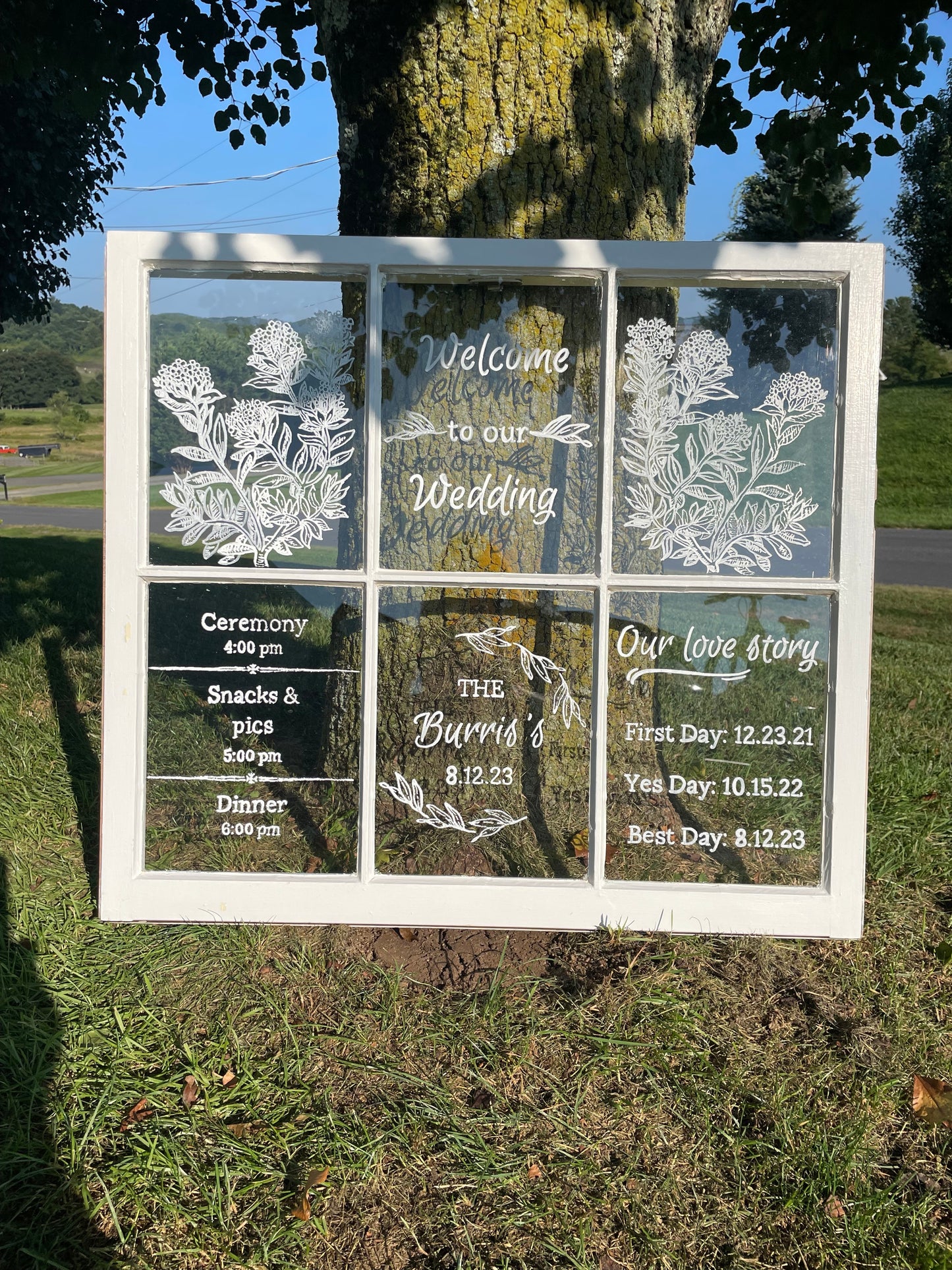 Wedding Welcome Sign