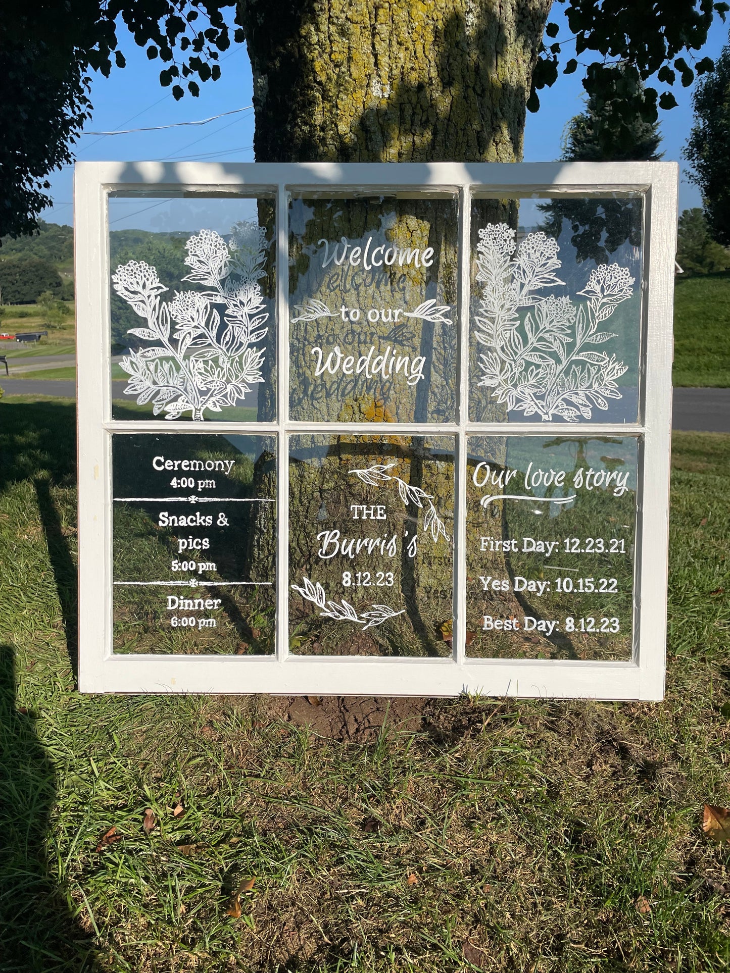 Wedding Welcome Sign