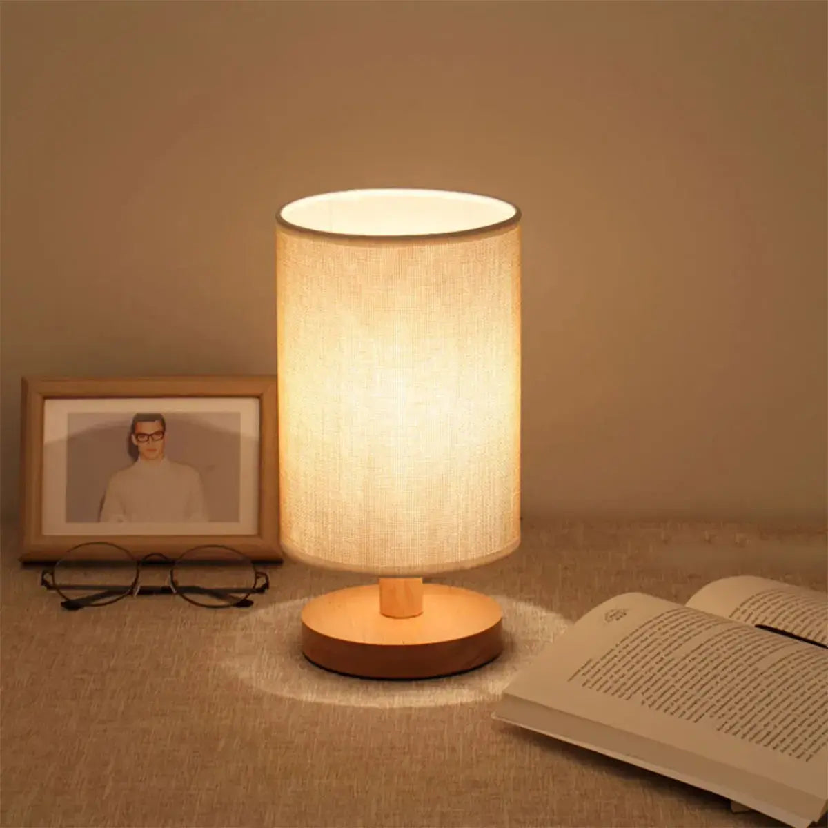 Wooden Desk Lamp